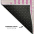 9' X 12' Pink Ivory And Orange Geometric Washable Area Rug With UV Protection