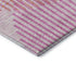 9' X 12' Pink Ivory And Orange Geometric Washable Area Rug With UV Protection
