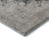5' X 8' Black Beige And Gray Oriental Washable Area Rug With UV Protection
