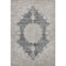 8' X 10' Black Beige And Gray Oriental Washable Area Rug With UV Protection
