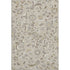 5' X 8' Beige Gray And Ivory Floral Washable Area Rug With UV Protection