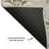 5' X 8' Beige Gray And Ivory Floral Washable Area Rug With UV Protection