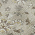5' X 8' Beige Gray And Ivory Floral Washable Area Rug With UV Protection