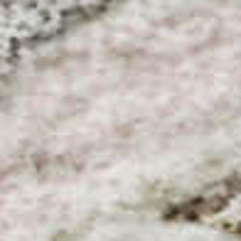 5' X 8' Pink Ivory And Gray Floral Washable Area Rug With UV Protection