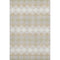 5' X 8' Beige Taupe And Ivory Geometric Washable Area Rug With UV Protection