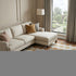 8' X 10' Copper Beige And Ivory Geometric Washable Area Rug With UV Protection