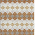 8' X 10' Copper Beige And Ivory Geometric Washable Area Rug With UV Protection