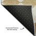 9' X 12' Copper Beige And Ivory Geometric Washable Area Rug With UV Protection