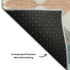 8' X 10' Teal Coral And Ivory Geometric Washable Area Rug With UV Protection