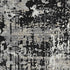 5' X 8' Black Ivory And Gray Abstract Washable Area Rug With UV Protection