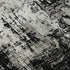 8' X 10' Black Ivory And Gray Abstract Washable Area Rug With UV Protection