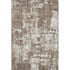 5' X 8' Brown And Beige Abstract Washable Area Rug With UV Protection