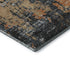 5' X 8' Charcoal Copper And Gray Abstract Washable Area Rug With UV Protection