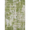 5' X 8' Green And Ivory Abstract Washable Area Rug With UV Protection