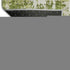 8' X 10' Green And Ivory Abstract Washable Area Rug With UV Protection