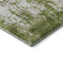 8' X 10' Green And Ivory Abstract Washable Area Rug With UV Protection