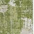 8' X 10' Green And Ivory Abstract Washable Area Rug With UV Protection