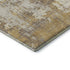 5' X 8' Gold Taupe And Beige Abstract Washable Area Rug With UV Protection