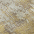 5' X 8' Gold Taupe And Beige Abstract Washable Area Rug With UV Protection
