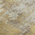5' X 8' Gold Taupe And Beige Abstract Washable Area Rug With UV Protection