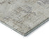 8' X 10' Ivory And Gray Abstract Washable Area Rug With UV Protection