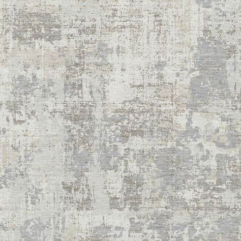 8' X 10' Ivory And Gray Abstract Washable Area Rug With UV Protection