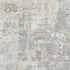 8' X 10' Ivory And Gray Abstract Washable Area Rug With UV Protection