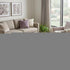 8' Lavender Gold And Ivory Abstract Washable Round Rug With UV Protection