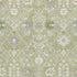 8' X 10' Artichoke Green Gray And Ivory Oriental Washable Area Rug With UV Protection