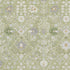 9' X 12' Artichoke Green Gray And Ivory Oriental Washable Area Rug With UV Protection