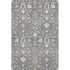 8' X 10' Charcoal Ivory And Gold Oriental Washable Area Rug With UV Protection