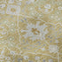 5' X 8' Gold Gray And Ivory Oriental Washable Area Rug With UV Protection