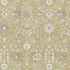 5' X 8' Gold Gray And Ivory Oriental Washable Area Rug With UV Protection