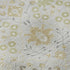 8' Silver Gold And Gray Oriental Washable Round Rug With UV Protection