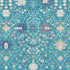 8' X 10' Teal Purple And Ivory Oriental Washable Area Rug With UV Protection