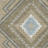 5' X 8' Beige Ivory And Gray Tribal Washable Area Rug With UV Protection