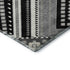 5' X 8' Black Gray And Silver Tribal Washable Area Rug With UV Protection