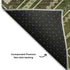 8' X 10' Olive Green Ivory And Brown Tribal Washable Area Rug With UV Protection