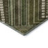 8' X 10' Olive Green Ivory And Brown Tribal Washable Area Rug With UV Protection