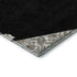 8' X 10' Black Ivory And Gold Oriental Washable Area Rug With UV Protection