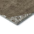 5' X 8' Brown Beige And Gray Oriental Washable Area Rug With UV Protection