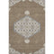8' X 10' Brown Beige And Gray Oriental Washable Area Rug With UV Protection