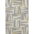 5' X 8' Beige Ivory And Gold Geometric Washable Area Rug With UV Protection