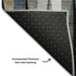 9' X 12' Black Beige And Ivory Geometric Washable Area Rug With UV Protection