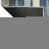 8' Denim Blue Ivory And Taupe Geometric Washable Round Rug With UV Protection