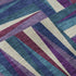 5' X 8' Purple Ivory And Blue Geometric Washable Area Rug With UV Protection