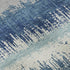 5' X 8' Blue Ivory And Gray Striped Washable Area Rug With UV Protection