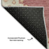 9' X 12' Blush Gray And Pink Oriental Washable Area Rug With UV Protection