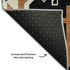 5' X 8' Black Copper And Gold Southwestern Washable Area Rug With UV Protection