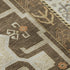 5' X 8' Brown Gray And Gold Southwestern Washable Area Rug With UV Protection